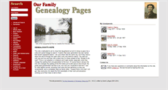 Desktop Screenshot of clancywrightgenealogy.org