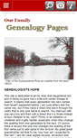 Mobile Screenshot of clancywrightgenealogy.org