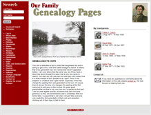 Tablet Screenshot of clancywrightgenealogy.org